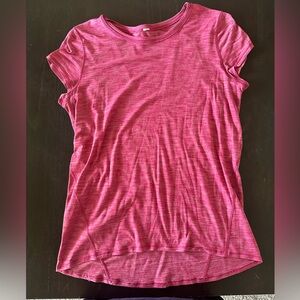 Pink lululemon shirt